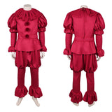 It Welcome To Derry Cosplay Pennywise Red Cosplay Costume Outfit Halloween Carnival Suit