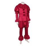 It Welcome To Derry Cosplay Pennywise Red Cosplay Costume Outfit Halloween Carnival Suit