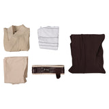 Jedi Master Indara Women Brown Outfit Cosplay Costume Outfits Halloween Carnival Suit