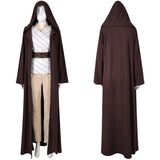 Jedi Master Indara Women Brown Outfit Cosplay Costume Outfits Halloween Carnival Suit