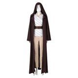 Jedi Master Indara Women Brown Outfit Cosplay Costume Outfits Halloween Carnival Suit