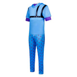 Johnny Joestar Blue Outfit Cosplay Costume Outfit Halloween Carnival Suit