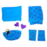 Johnny Joestar Blue Outfit Cosplay Costume Outfit Halloween Carnival Suit