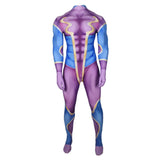 JoJo's Bizarre Adventure Star Platinum Purple Jumpsuit Cosplay Costume Outfits Halloween Carnival Suit