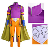 JoJo‘s Bizarre Adventure Gyro Zeppeli Outfit Cosplay Costume Outfit Halloween Carnival Suit