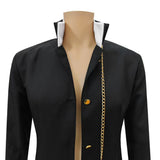 Jotaro Kujo Black Outfit Cosplay Costume Outfit Halloween Carnival Suit