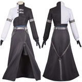 Kaiju No. 8 Mina Ashiro Women Black White Dress Cosplay Costume Outfits Halloween Carnival Suit