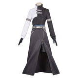 Kaiju No. 8 Mina Ashiro Women Black White Dress Cosplay Costume Outfits Halloween Carnival Suit