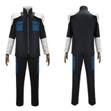 Kaiju No.8 Hoshina Soshiro Black Outfit Cosplay Costume Outfit Halloween Carnival Suit
