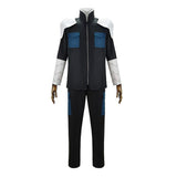 Kaiju No.8 Hoshina Soshiro Black Outfit Cosplay Costume Outfit Halloween Carnival Suit