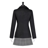 Kill Bill Gogo Yubari Women Black Uniform Cosplay Costume Outfit Halloween Carnival Suit