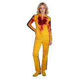 Kill Bill The Bride Women Yellow Training Outfit Cosplay Costume Outfit Halloween Carnival Suit