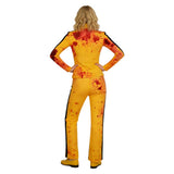 Kill Bill The Bride Women Yellow Training Outfit Cosplay Costume Outfit Halloween Carnival Suit