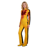 Kill Bill The Bride Women Yellow Training Outfit Cosplay Costume Outfit Halloween Carnival Suit