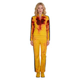 Kill Bill The Bride Women Yellow Training Outfit Cosplay Costume Outfit Halloween Carnival Suit