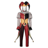 Kingdom of Marionettes Jestyn Red Clown Suit Cosplay Costume Outfit Halloween Carnival Suit