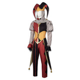 Kingdom of Marionettes Jestyn Red Clown Suit Cosplay Costume Outfit Halloween Carnival Suit