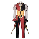Kingdom of Marionettes Jestyn Red Clown Suit Cosplay Costume Outfit Halloween Carnival Suit