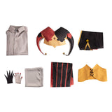 Kingdom of Marionettes Jestyn Red Clown Suit Cosplay Costume Outfit Halloween Carnival Suit