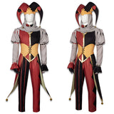 Kingdom of Marionettes Jestyn Red Clown Suit Cosplay Costume Outfit Halloween Carnival Suit