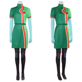 Knights of Guinevere Andi Green Outfit Women Cosplay Costume Outfits Halloween Carnival Suit