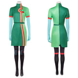 Knights of Guinevere Andi Green Outfit Women Cosplay Costume Outfits Halloween Carnival Suit