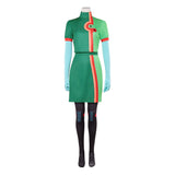 Knights of Guinevere Andi Green Outfit Women Cosplay Costume Outfits Halloween Carnival Suit