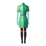 Knights of Guinevere Andi Green Outfit Women Cosplay Costume Outfits Halloween Carnival Suit