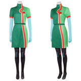 Knights of Guinevere Andi Green Outfit Women Cosplay Costume Outfits Halloween Carnival Suit