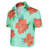 KPop Demon Hunters Abby Soda Pop Green Shirt Cosplay Costume Outfits Halloween Carnival Suit