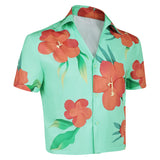 KPop Demon Hunters Abby Soda Pop Green Shirt Cosplay Costume Outfits Halloween Carnival Suit