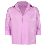 KPop Demon Hunters Jinu Pink Shirt Cosplay Costume Outfits Halloween Carnival Suit