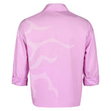KPop Demon Hunters Jinu Pink Shirt Cosplay Costume Outfits Halloween Carnival Suit