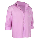 KPop Demon Hunters Jinu Pink Shirt Cosplay Costume Outfits Halloween Carnival Suit