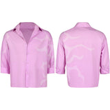 KPop Demon Hunters Jinu Pink Shirt Cosplay Costume Outfits Halloween Carnival Suit