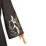 KPop Demon Hunters Jinu Saja Black Top Coat Set Cosplay Costume Outfits Halloween Carnival Suit