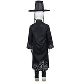 KPop Demon Hunters Jinu Saja Kids Children Black Outfit With Hat Cosplay Costume