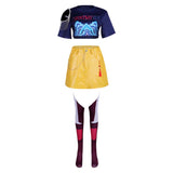 KPop Demon Hunters Mira Blue Outfit Cosplay Costume Outfits Halloween Carnival Suit