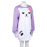 KPop Demon Hunters Mira Purple Pajamas Cosplay Costume Outfits Halloween Carnival Suit