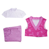 KPop Demon Hunters Mystery Pink Top Pants Set Cosplay Costume Outfits Halloween Carnival Suit