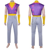 KPop Demon Hunters Mystery Purple Top Vest Pants Full Set Outfit Cosplay Costume