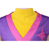 KPop Demon Hunters Mystery Purple Top Vest Pants Full Set Outfit Cosplay Costume
