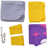 KPop Demon Hunters Mystery Purple Top Vest Pants Full Set Outfit Cosplay Costume