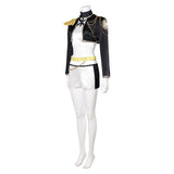KPop Demon Hunters Rumi Black Outfit Cosplay Costume Outfits Halloween Carnival Suit