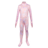 KPop Demon Hunters Rumi Kids Children Pink Demonic Patterns Jumpsuit Cosplay Costume