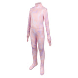 KPop Demon Hunters Rumi Kids Children Pink Demonic Patterns Jumpsuit Cosplay Costume