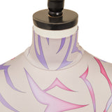 KPop Demon Hunters Rumi Purple Demonic Patterns Top Cosplay Costume Outfits Halloween Carnival Suit