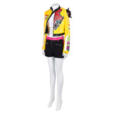 KPop Demon Hunters Rumi Yellow Leather Outfit Cosplay Costume Outfits Halloween Carnival Suit