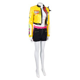 KPop Demon Hunters Rumi Yellow Leather Outfit Cosplay Costume Outfits Halloween Carnival Suit