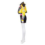 KPop Demon Hunters Rumi Yellow Leather Outfit Cosplay Costume Outfits Halloween Carnival Suit